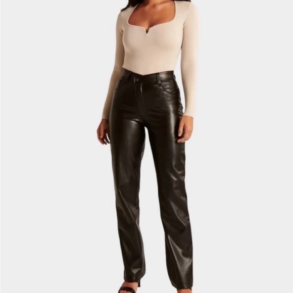 Abercrombie & Fitch Pants - Abercrombie vegan leather pants